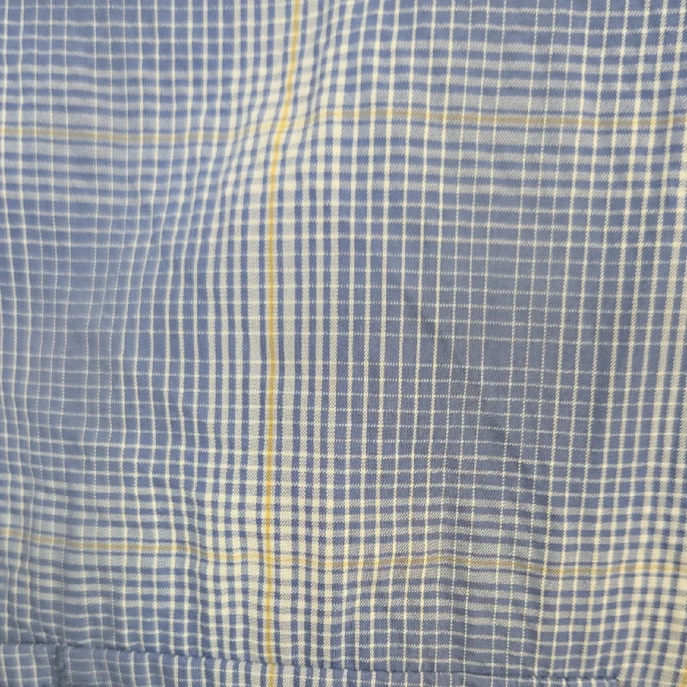 Duluth Trading Co Blue Plaid Casual Button Down Shirt - Picture 3 of 4